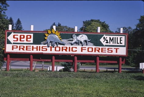 Prehistoric Forest - Vintage John Margolies Shot (newer photo)